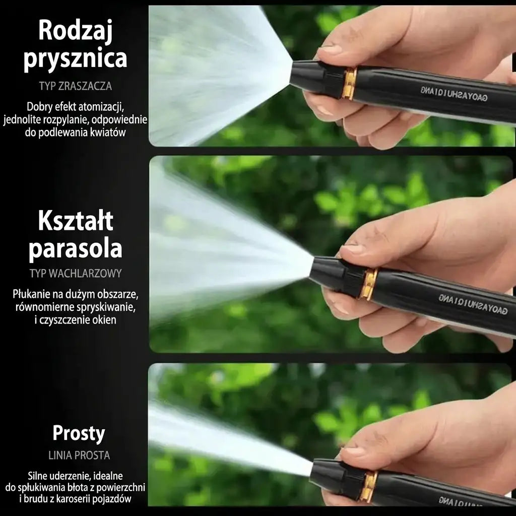🚗OSTATNI DZIEŃ -50% ✨Belomontor® Wydajny Wysokociśnieniowy Pistolet Natryskowy do Mycia Samochodu i Ogrodu